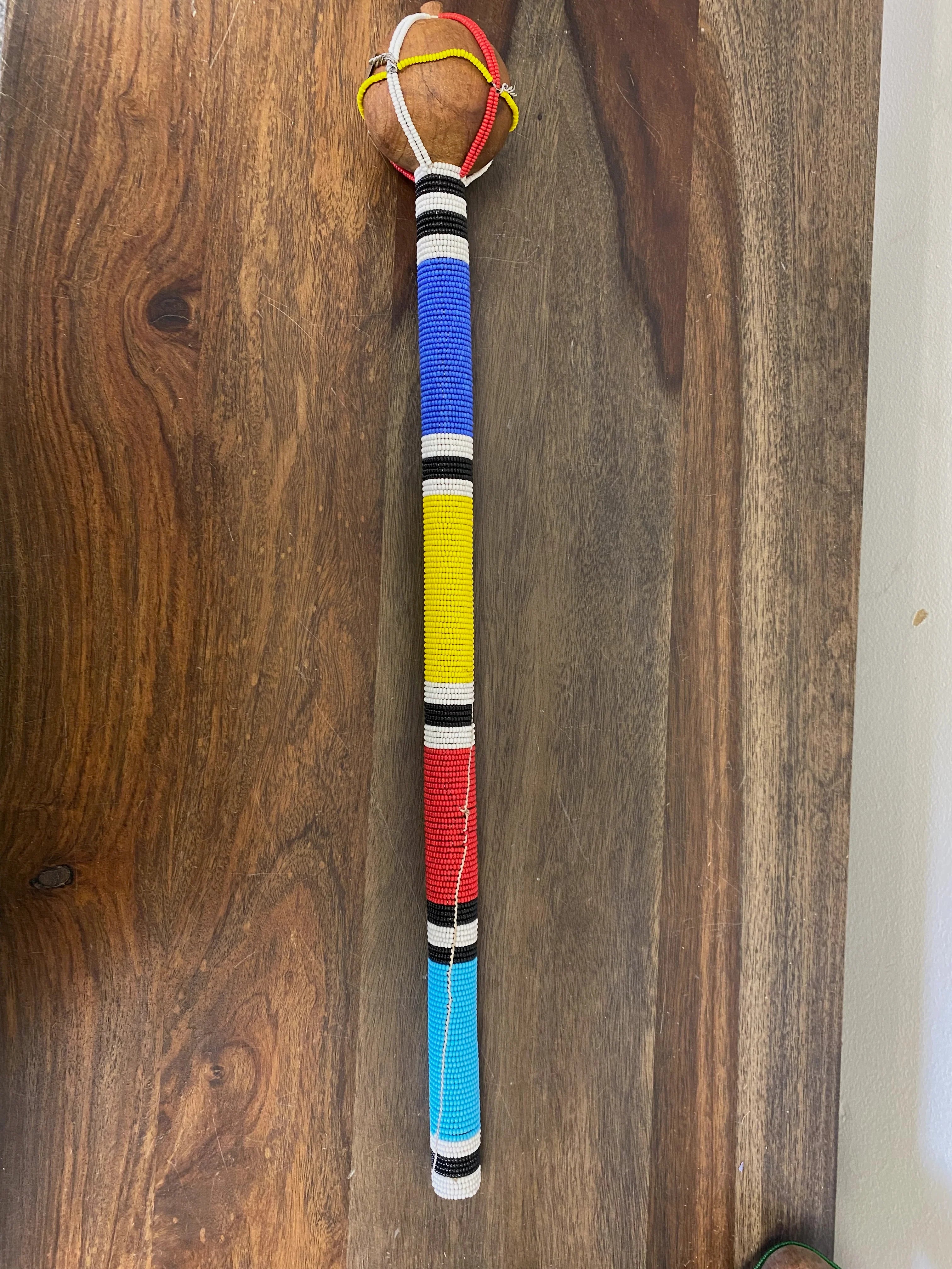 Maasai Beaded Talking Stick