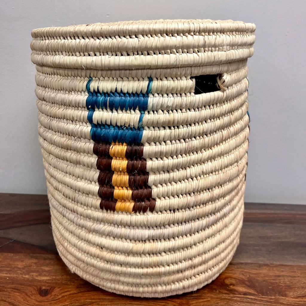 Lidded Turkana Laundry Hamper