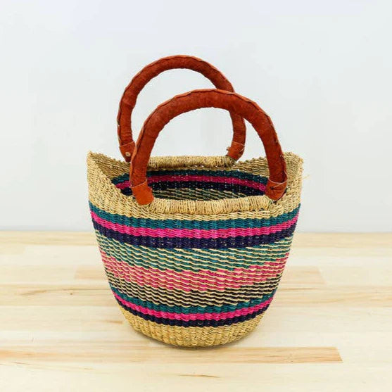 U-Shopper Tote Basket Bag, Small